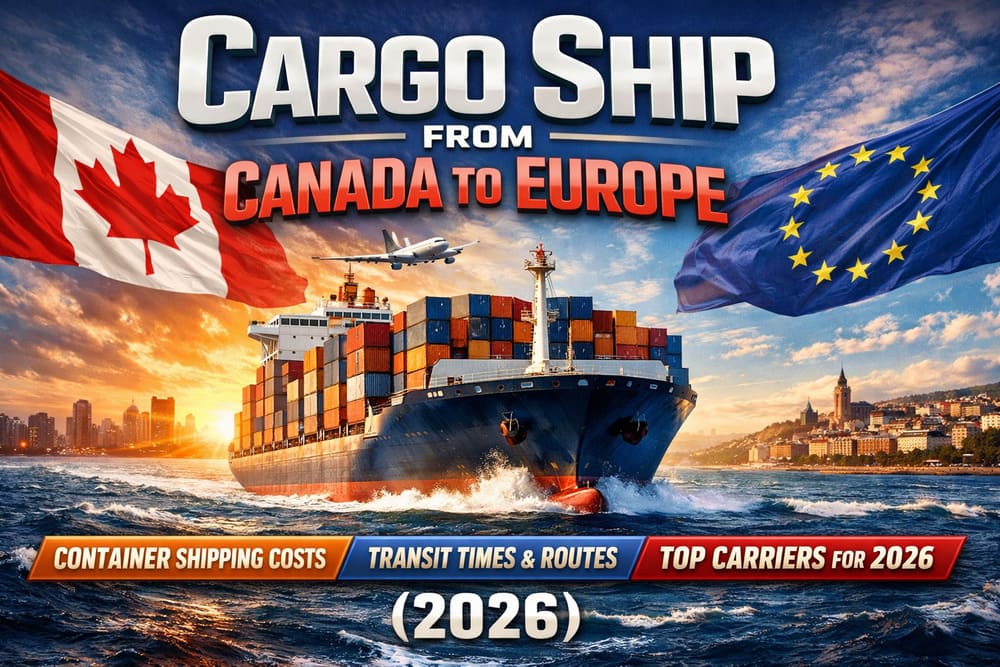 Cargo Ship From Canada to Europe: Container Shipping Costs, Transit Times & Top Carriers (2026)