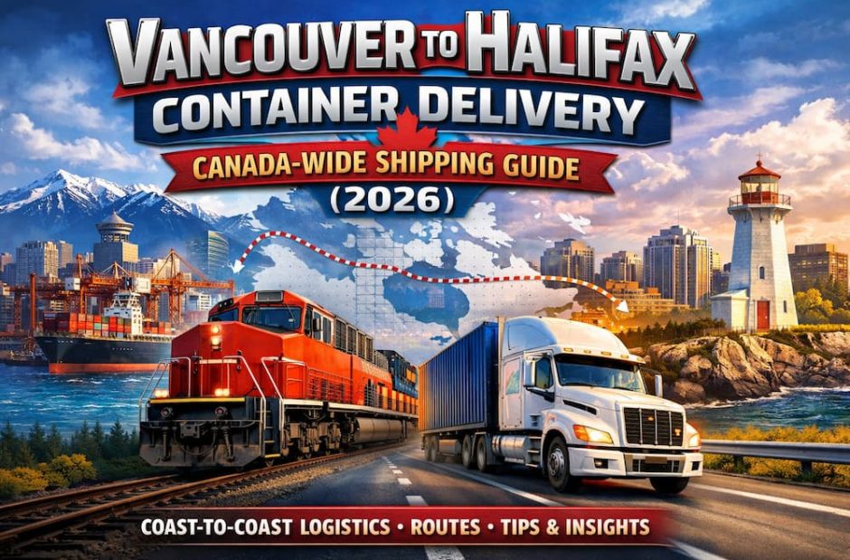 Vancouver to Halifax Container Delivery: Canada-Wide Shipping Guide (2026)