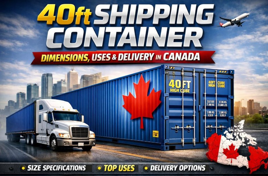 40ft Shipping Container: Dimensions, Uses & Delivery in Canada